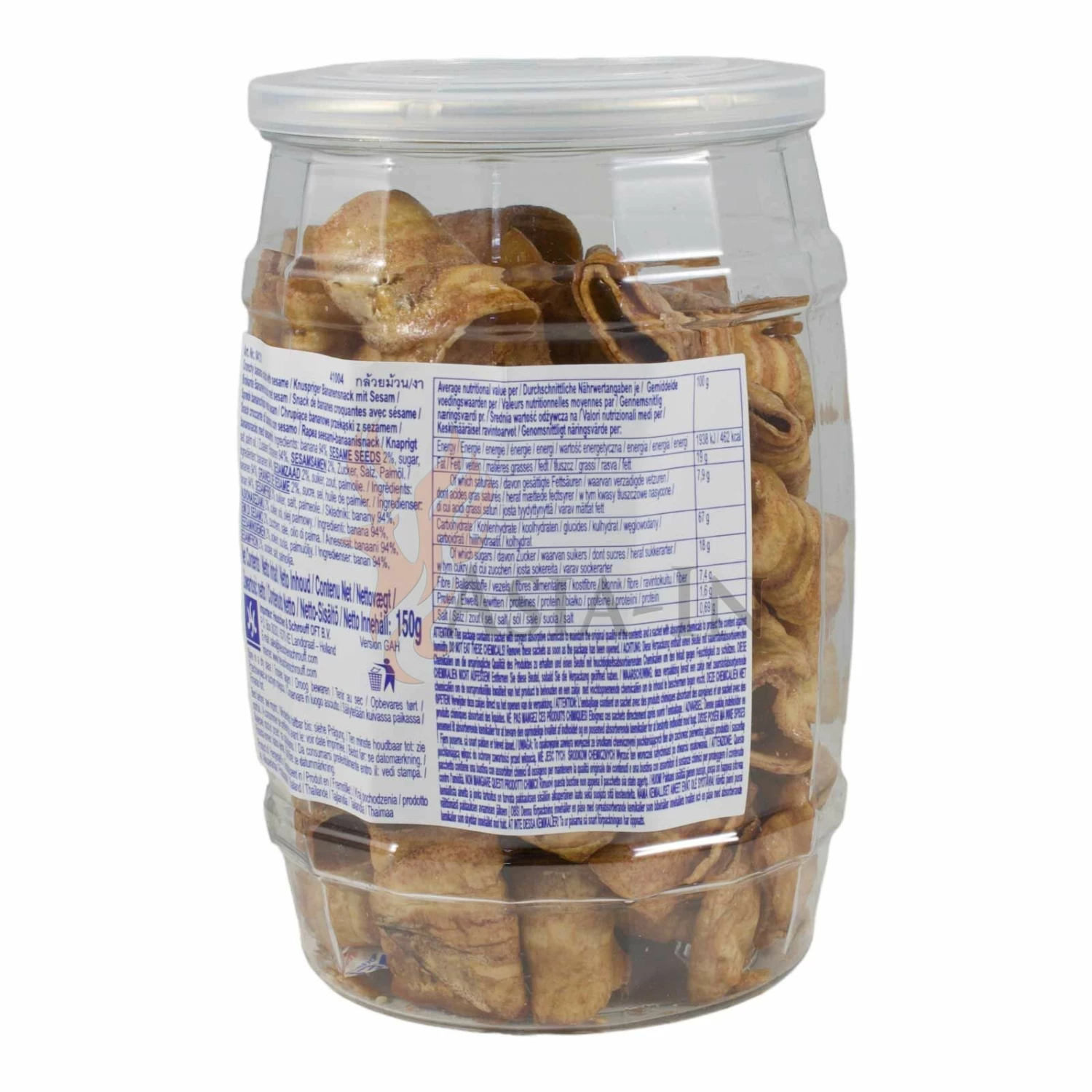 Thai Dancer Bananen Chips Mit Sesam 150g 5 Thai Dancer Bananen Chips Mit Sesam 150g – Bild 3