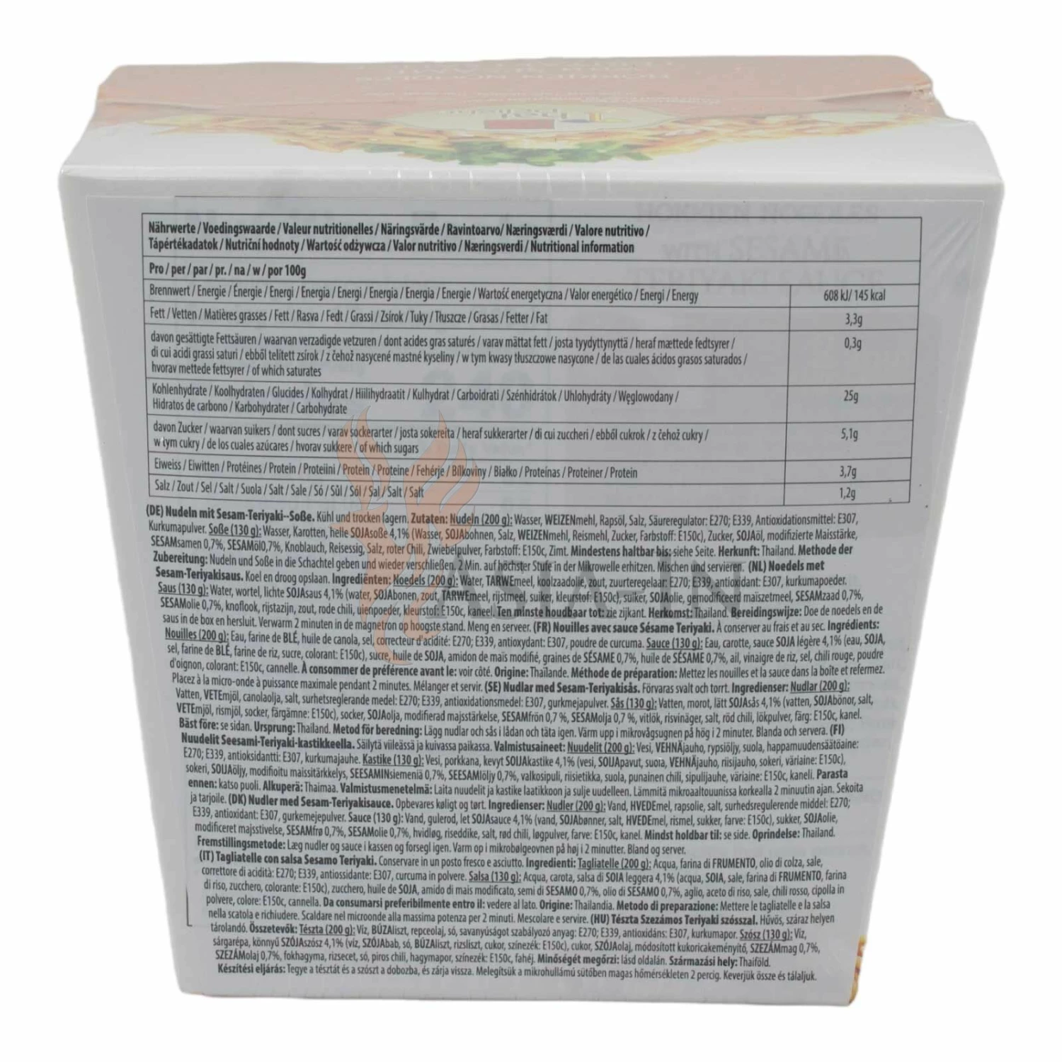 Thai Delight Teriyaki, Sesam Hokkien-Nudeln 330g 3 Thai Delight Teriyaki, Sesam Hokkien-Nudeln 330g