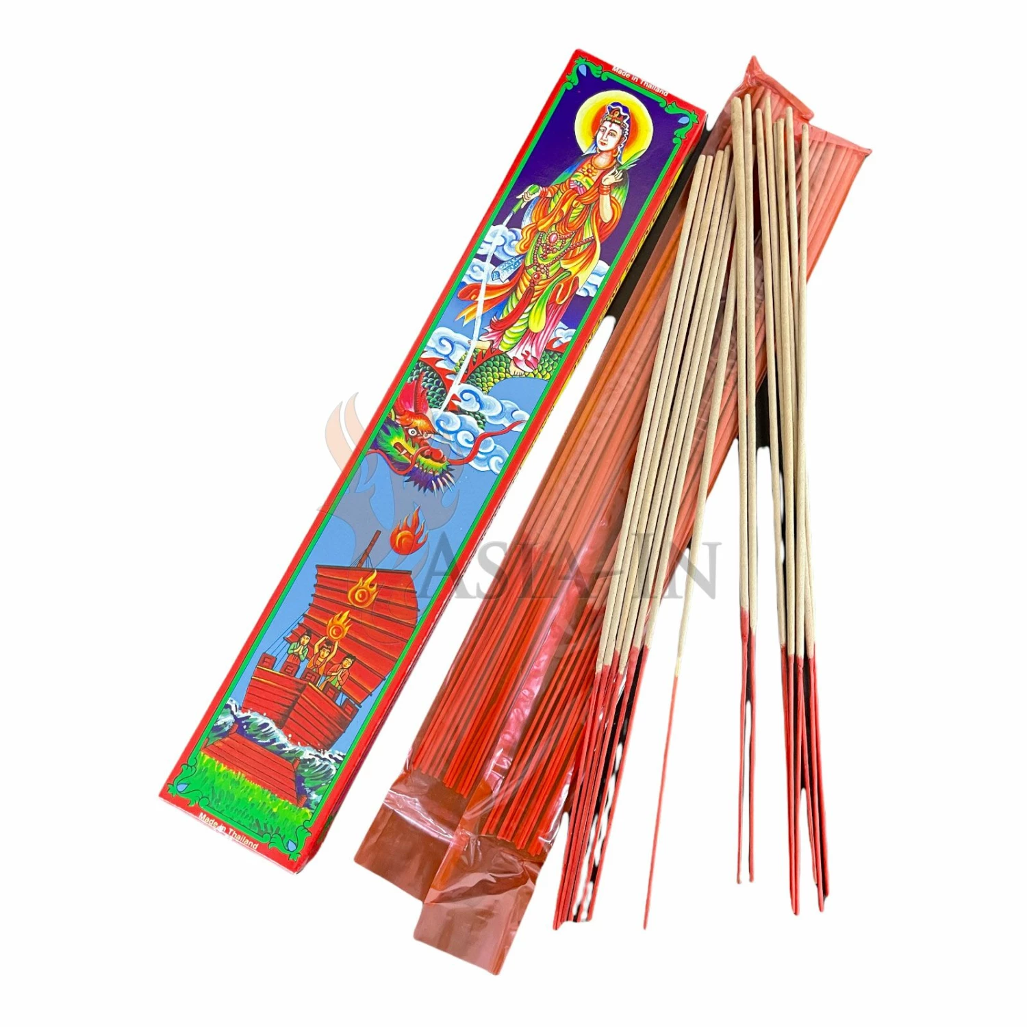 Thai Incence Kuan-Im Räucherstäbchen 45x 85g 4 Thai Incence Kuan-Im Räucherstäbchen 45x 85g – Bild 2