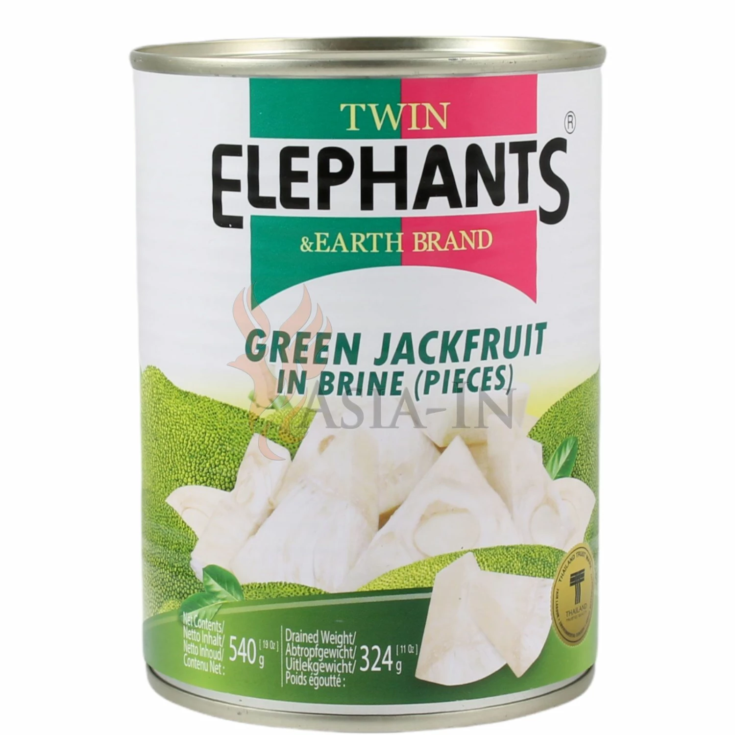 Twin Elephants Jackfrucht Grün, Jung 324g 3 Twin Elephants Jackfrucht Grün, Jung 324g