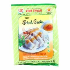 Vinh Thuan Bot Banh Cuon (Klebreismehl Für Gefüllte, Gedämpfte Reismehlröllchen) 400g